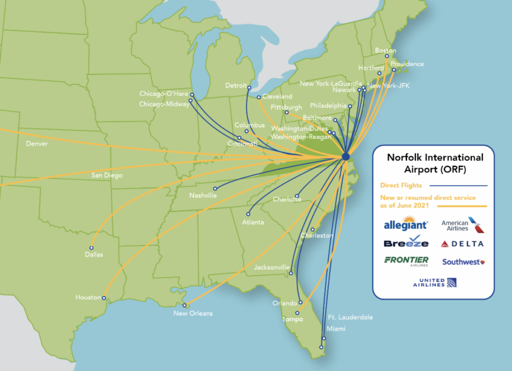 Breeze Airways Holds Grand Opening And Begins Service From Norfolk   Screen Shot 2021 06 10 At 4.52.00 PM 1024x743 