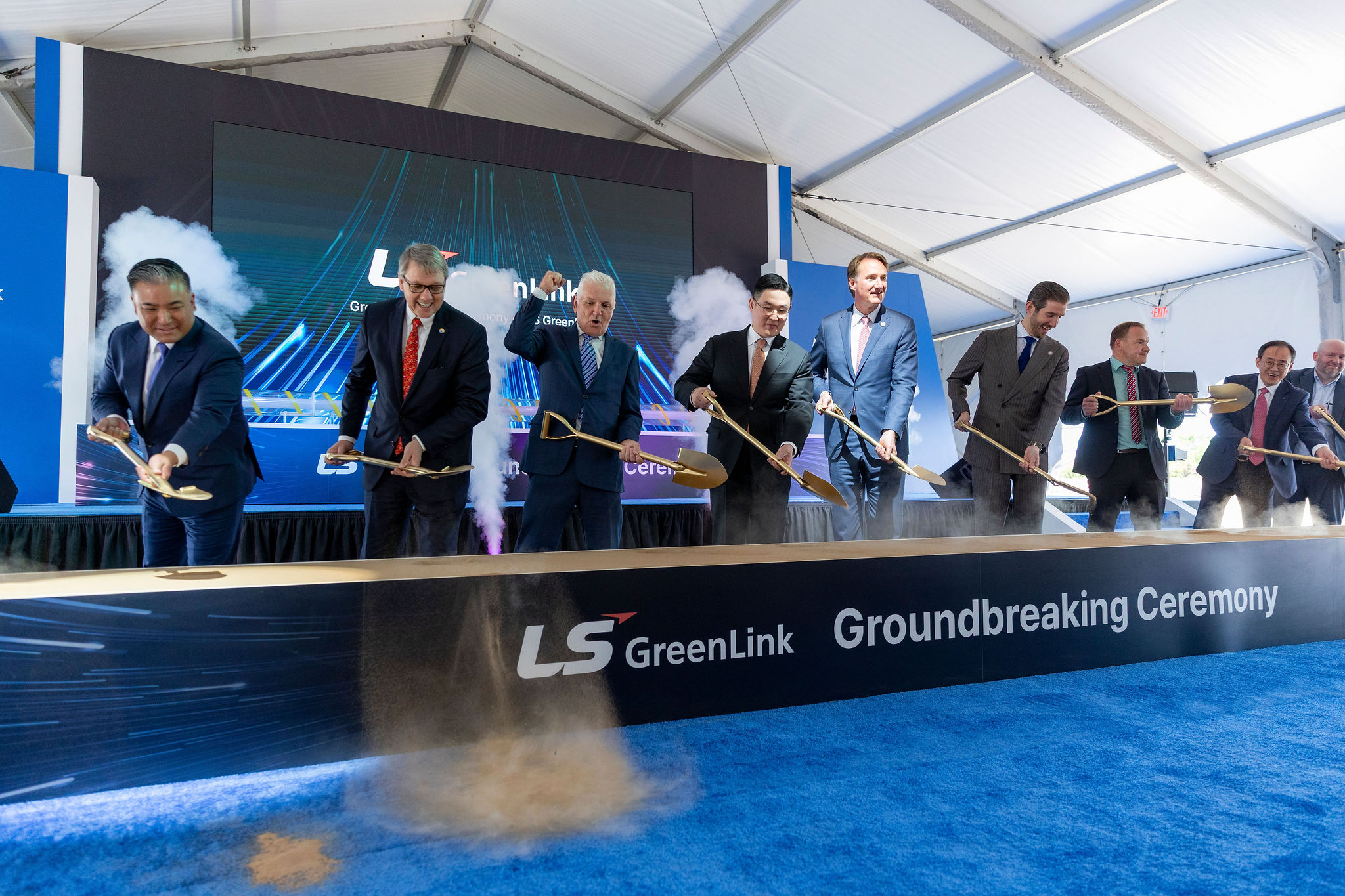 LS GreenLink Groundbreaking Event Shovel Ceremony
