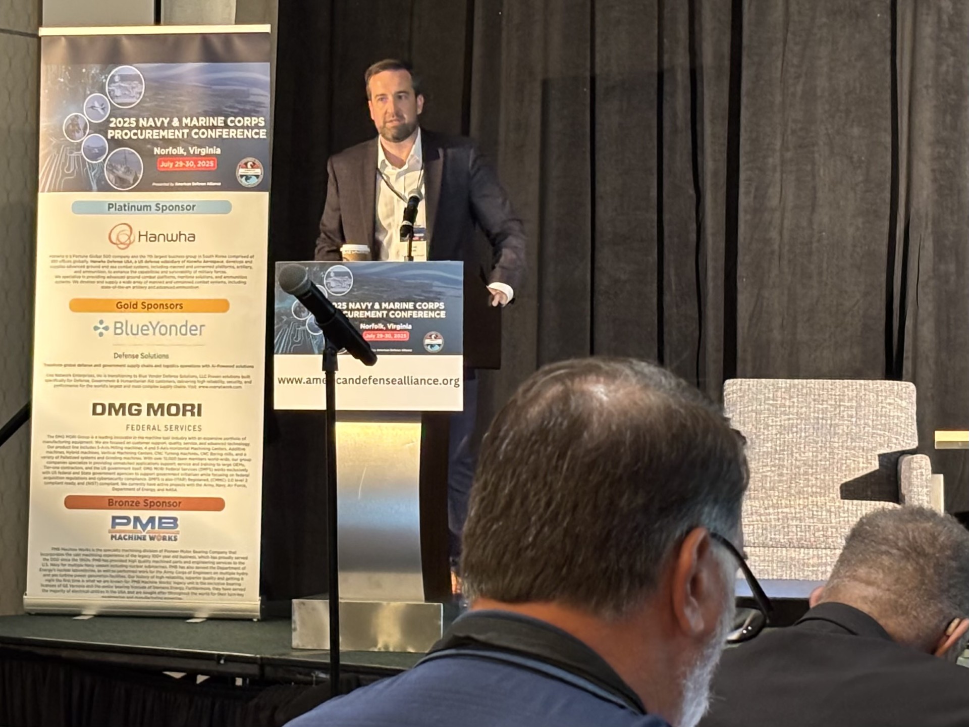 Jared Chalk Speaking at 2025 Navy & Marine Corps Procurement Conference